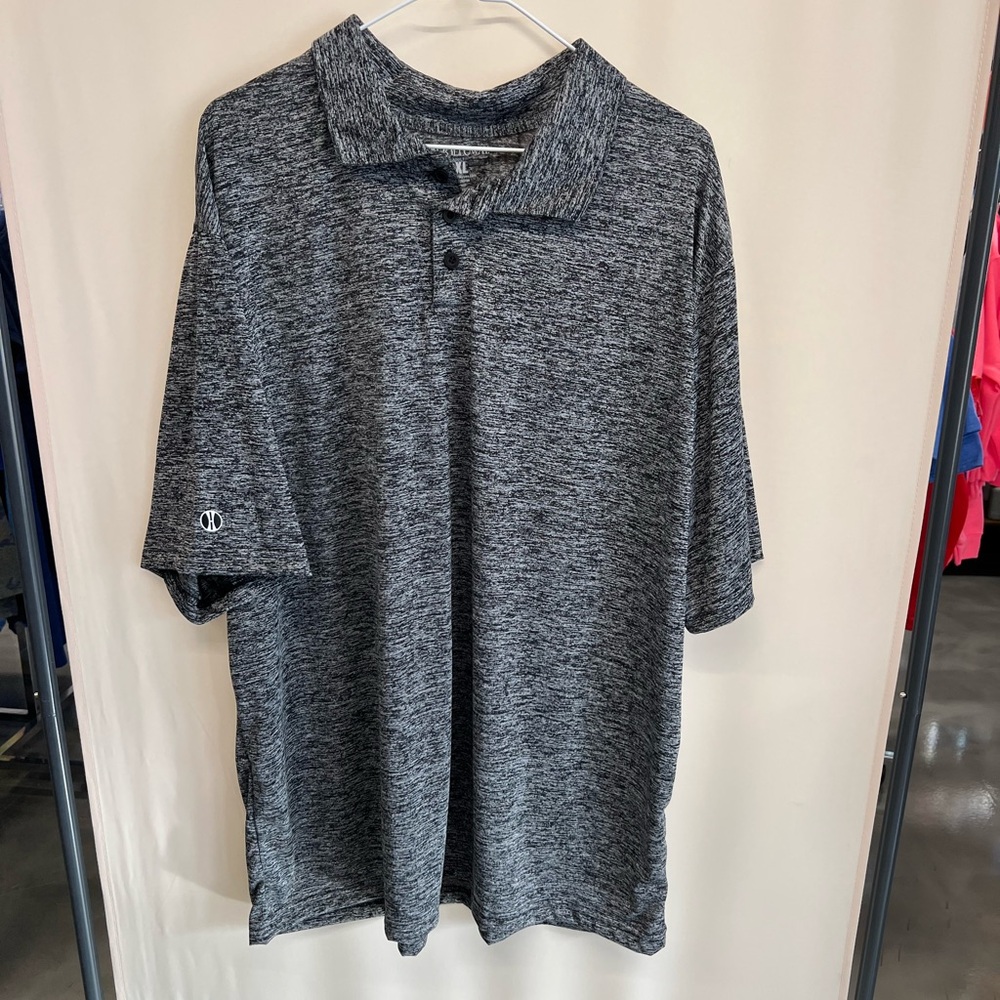 Holloway Heather Black Polo Shirt